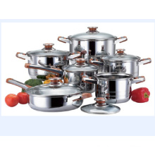 Cookware Stainless Steel Soup Pot Set